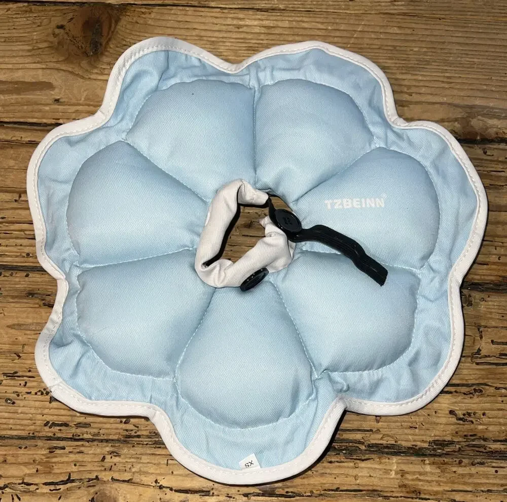 Tzbeinn Soft Size S Light Blue Collar Alternative For Small Dogs